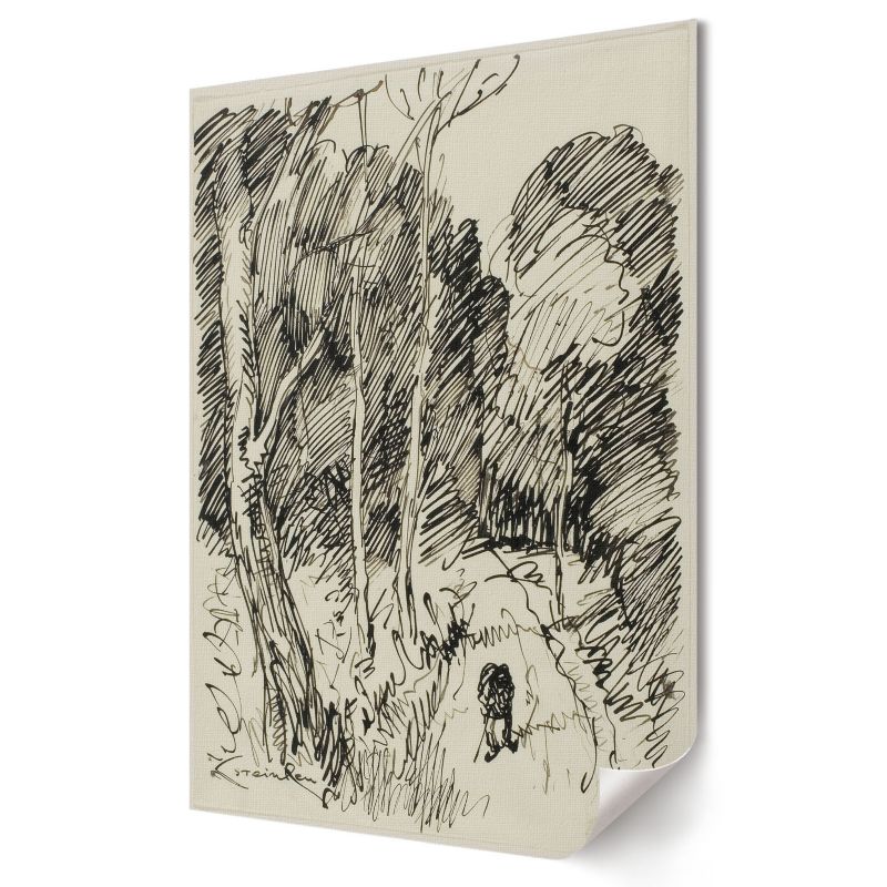Plakat Wallfluent Format A2 Leśny krajobraz Artysta Théophile Steinlen 1 szt.
