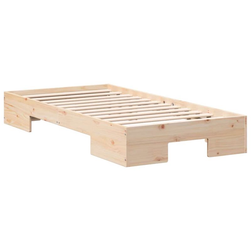 Rama łóżka WaszeMeble 90x190 cm Brązowy sosna WM-873052 1 szt.