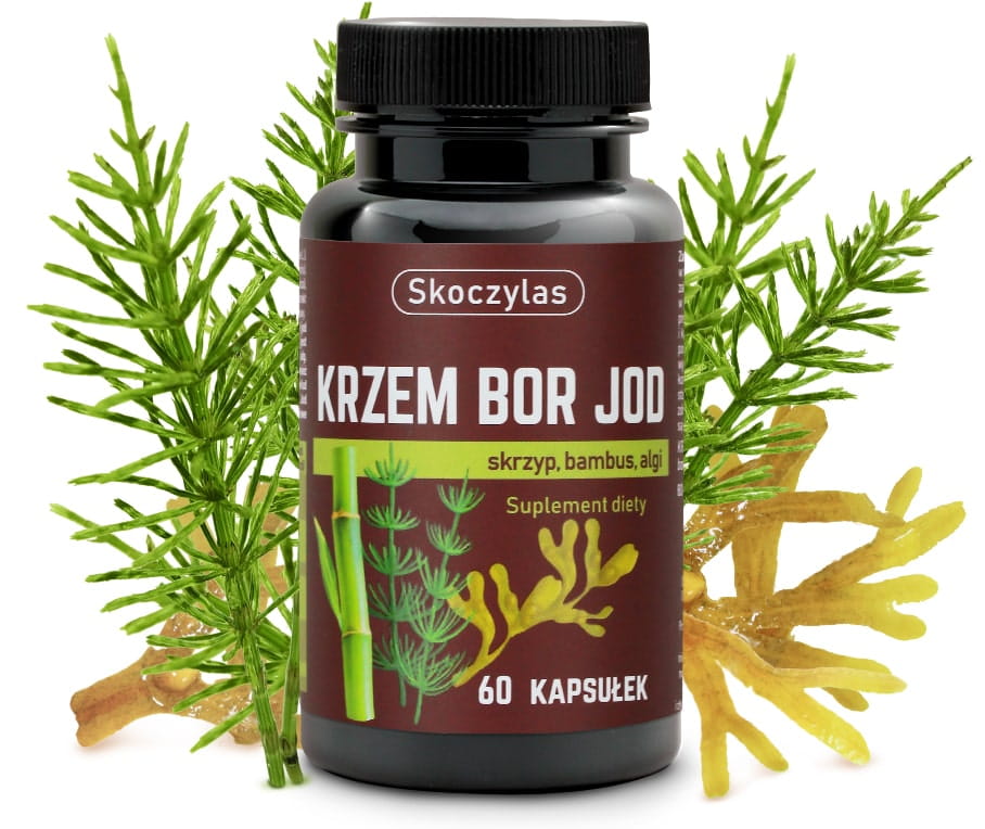 Krzem Bor Jod 60kaps. Skoczylas