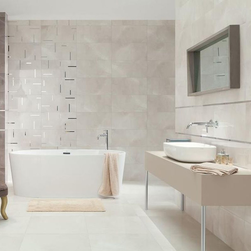 Tubądzin Muse ivory Lap płytka podłogowa 59,8x59,8 cm