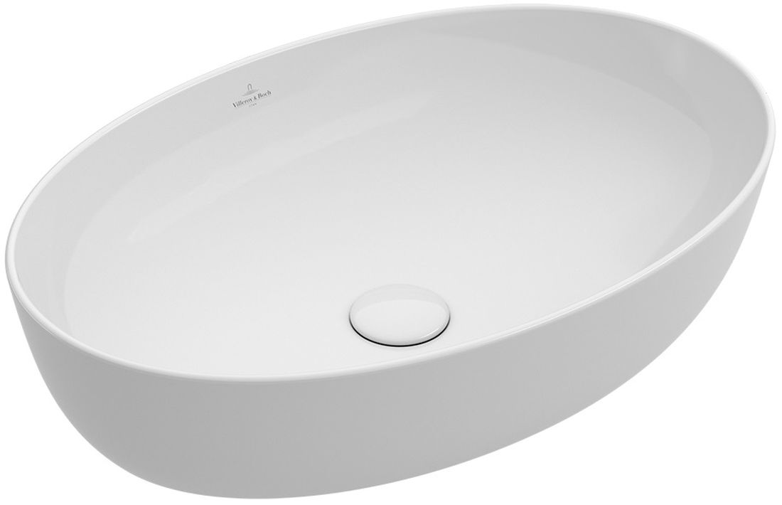 Darmowa Dostawa - Umywalka 61x41 cm owalna nablatowa biała Villeroy & Boch Artis 419861R1