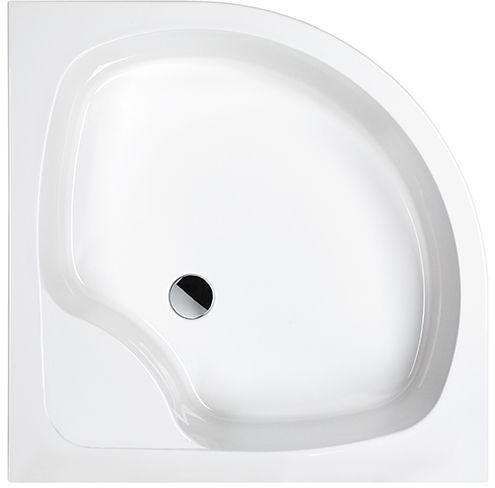 Darmowa Dostawa - Brodzik półokrągły 80x80 cm biały Sanplast Fris 615330062001000