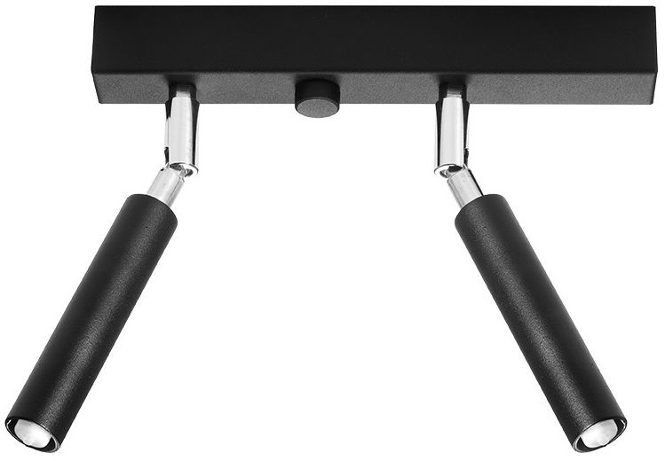 Darmowa Dostawa - Lampa podsufitowa 2x40 W czarny Sollux Lighting Eyetech SL0898