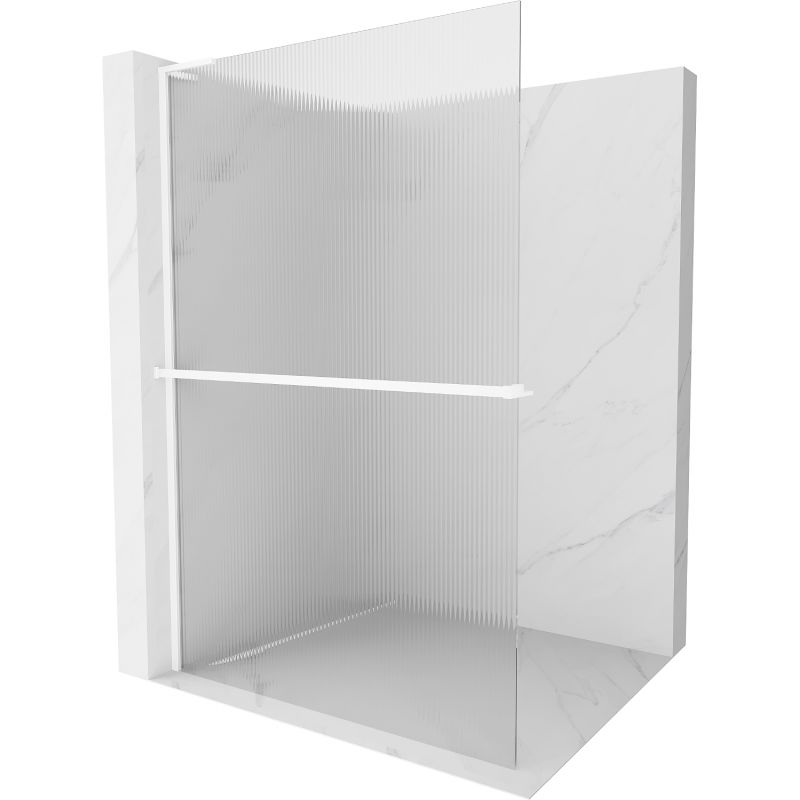 Ścianka prysznicowa Mexen Kioto+ L biała 80x200 cm 800-080-123-20-09 1 szt.