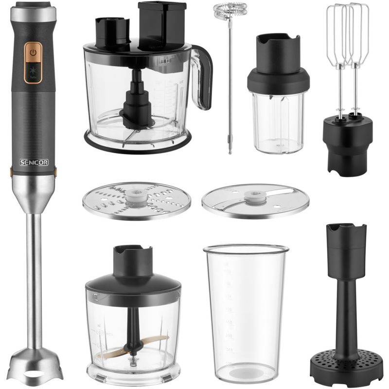 Blender Ręczny Sencor SHB 6552BK Pionowy 10w1 1500W Mocny Wytrzymały Silnik 1szt