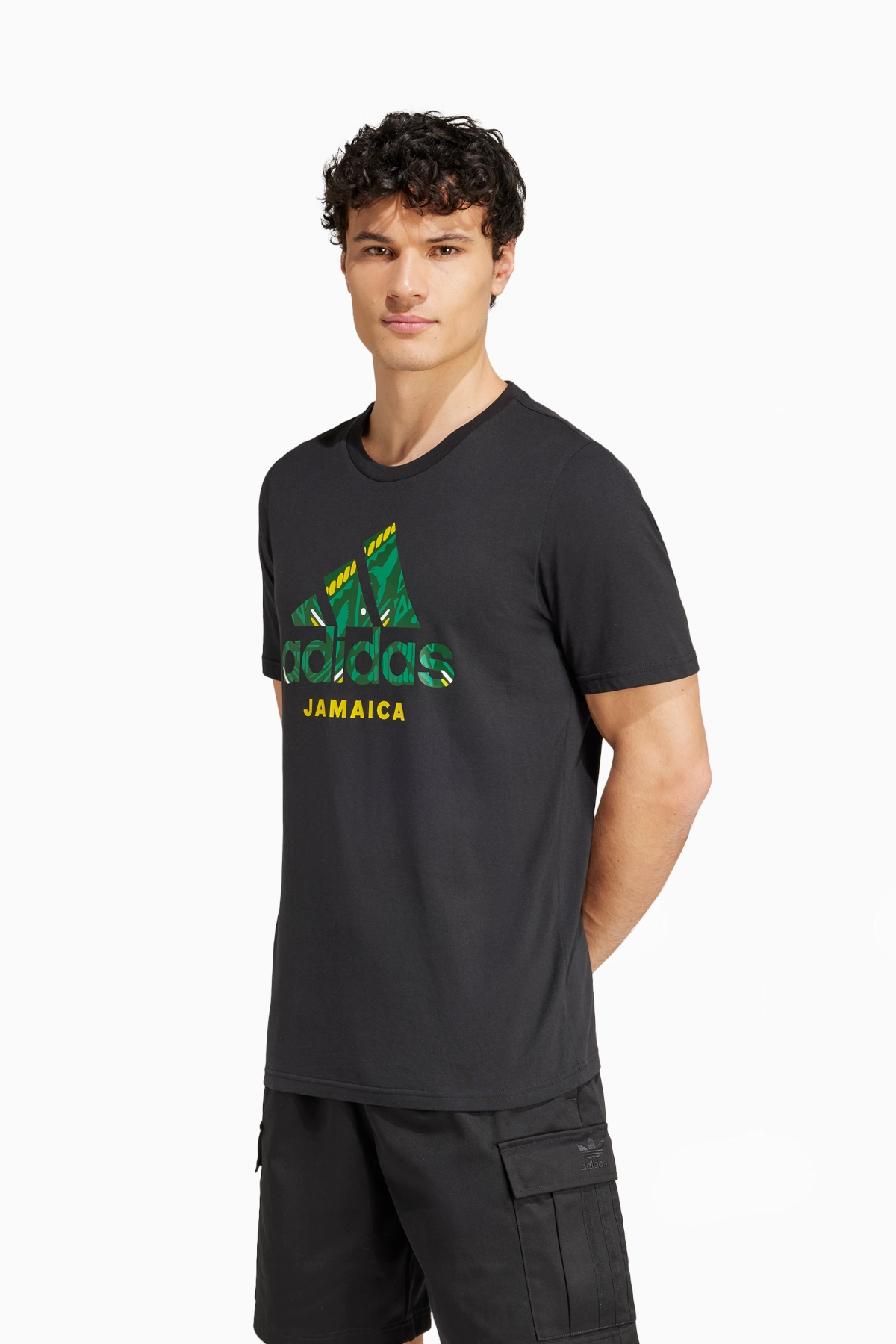 Koszulka Reprezentacji Jamajki adidas 2024 Seasonal Graphic - Czarny