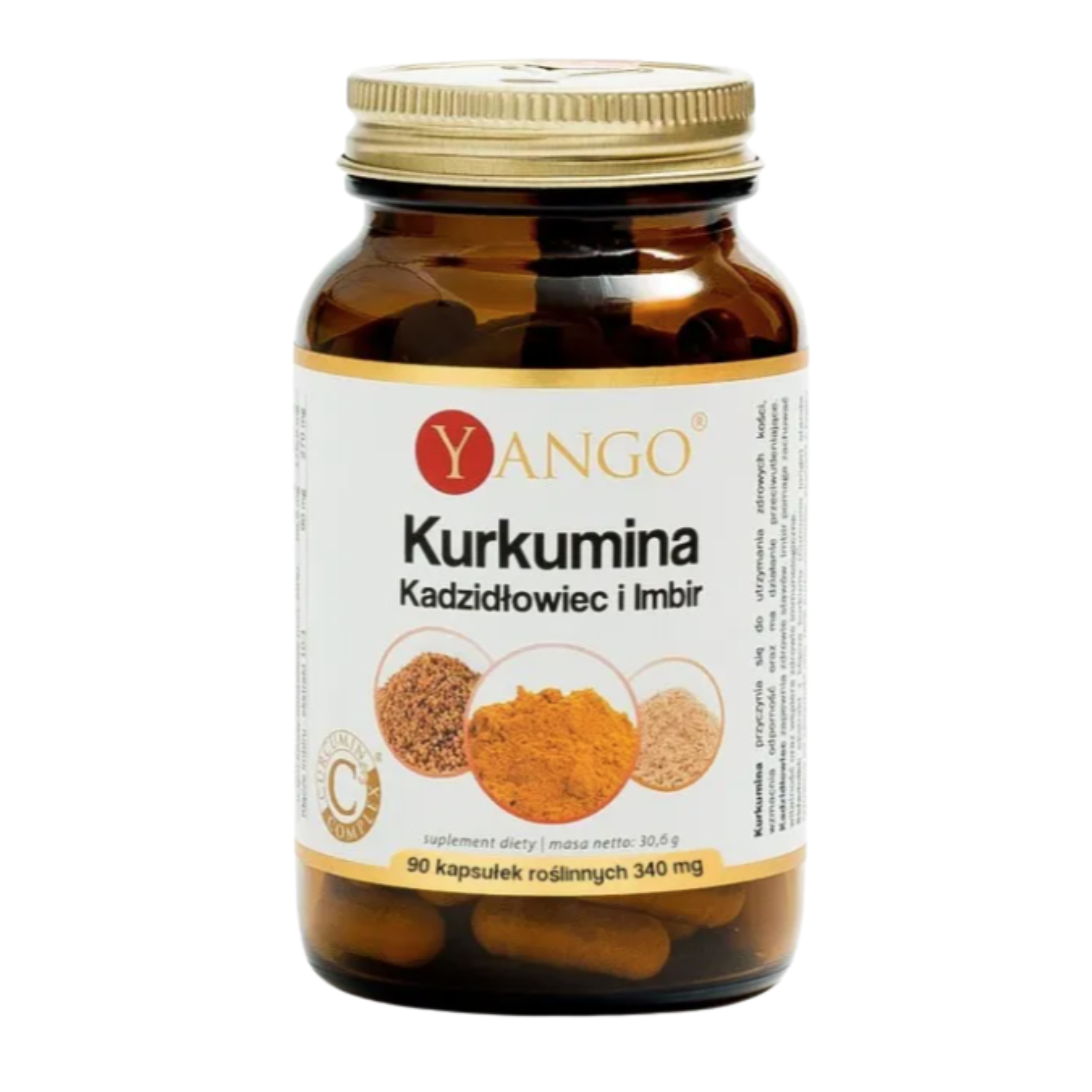 Yango kurkumina kadzidłowiec imbir 90 k.bl