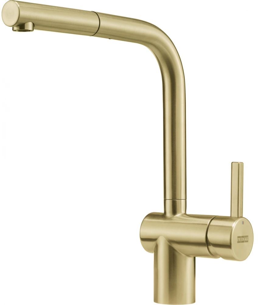 Franke Atlas Neo M Pull-Out bateria kuchenna stojąca z wyciąganą wylewką złota 115.0681.242 - Wysyłka w 24h