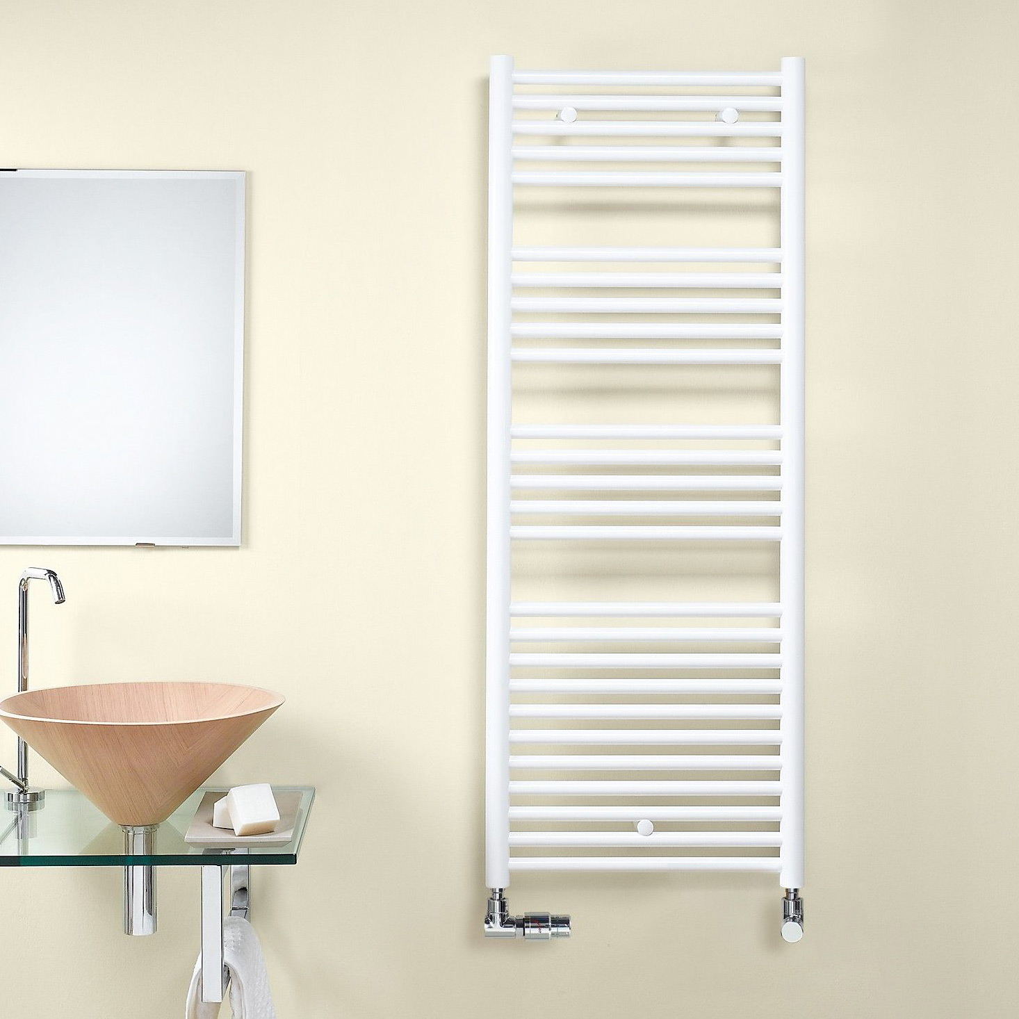 Zehnder Klaro grzejnik łazienkowy 114,6x50 cm biały ZSL-120-050