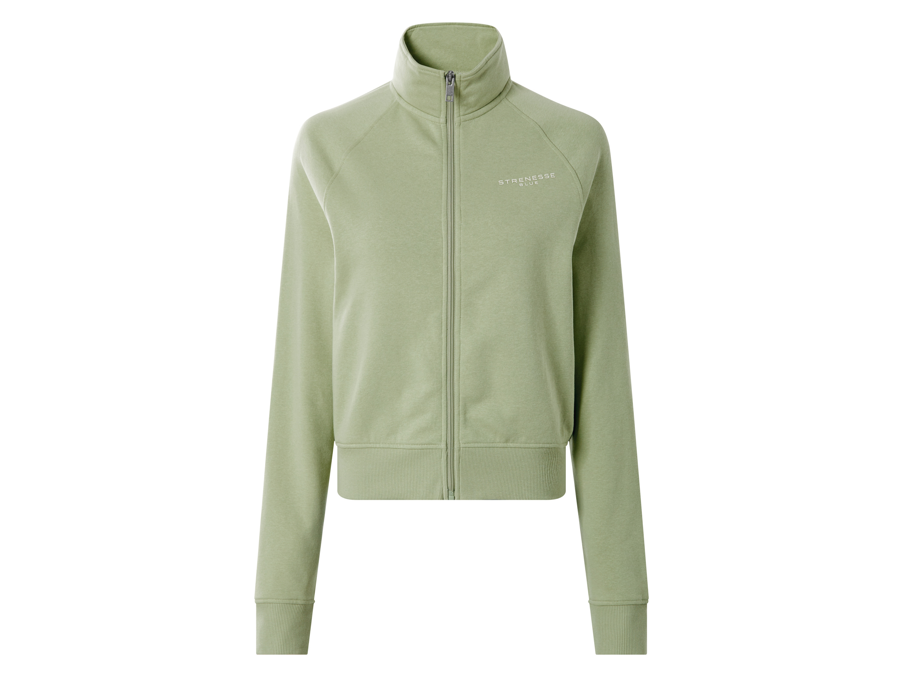 Strenesse Blue Bluza rozpinana damska z bawełną Zielony, M40/42