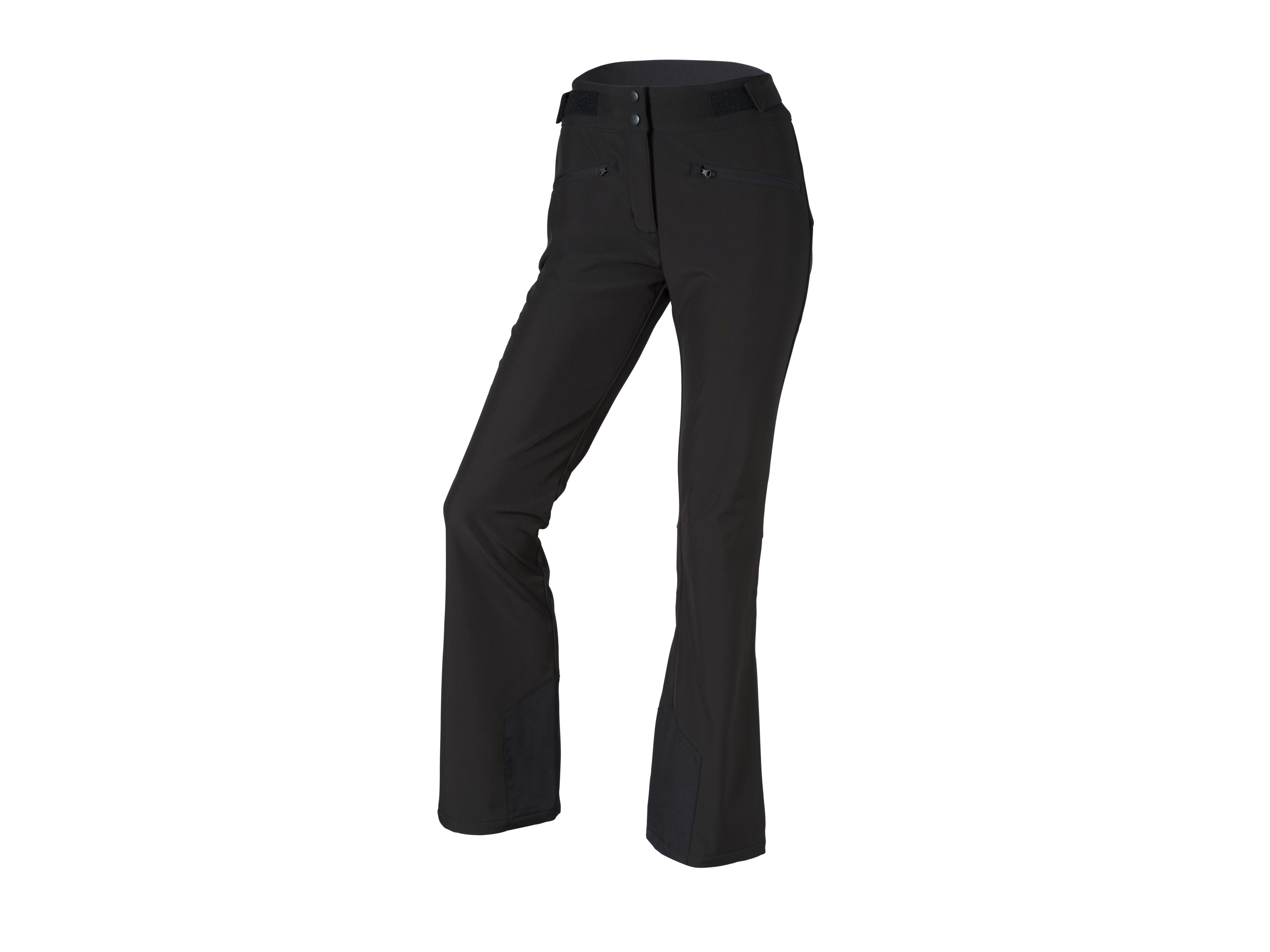 Crivit Spodnie narciarskie damskie softshell Czarny, 36
