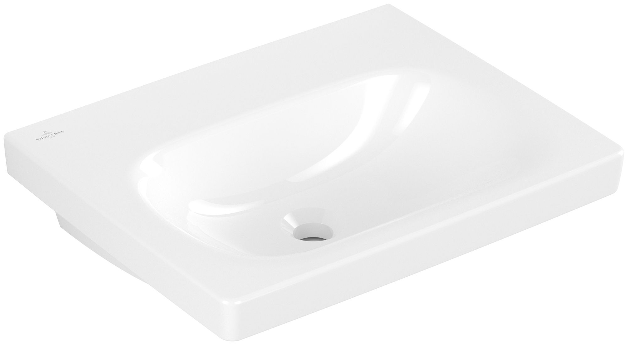 Darmowa Dostawa - Umywalka 55x44.5 cm prostokątna meblowa biała Villeroy & Boch Skyla 5A515801