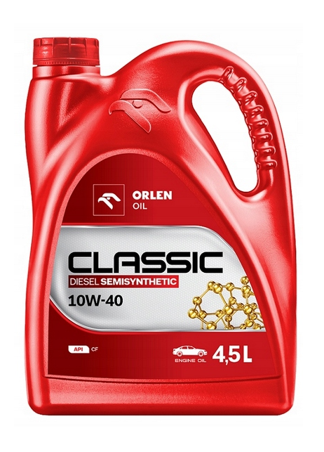 ORLEN CLASSIC SEMISYNTHETIC DIESEL 10W40 4.5L - Petrostar