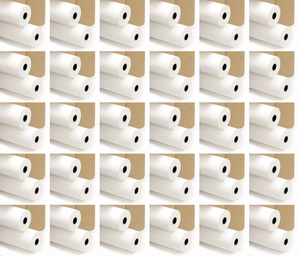 48x Papier do faksu Drescher Polska Sp. z o.o., 210mm x 15m, 48g/m2, biały