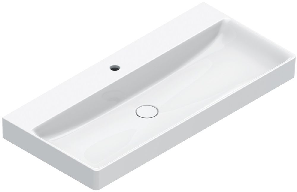Catalano Green umywalka 100x47 cm prostokątna ścienna biała 0421000001