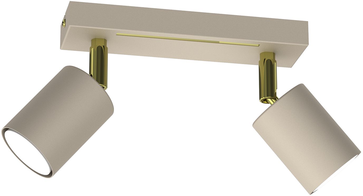 Luminex Striper lampa podsufitowa 2x8 W beżowa 4596