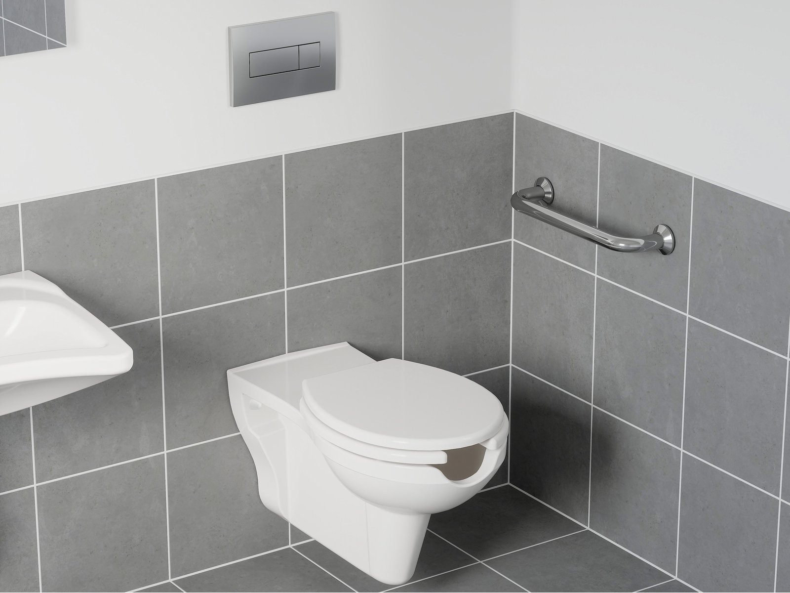 Ravak Safe miska wc z deską wolnoopadającą wisząca bez kołnierza dla niepełnosprawnych biały połysk X01930