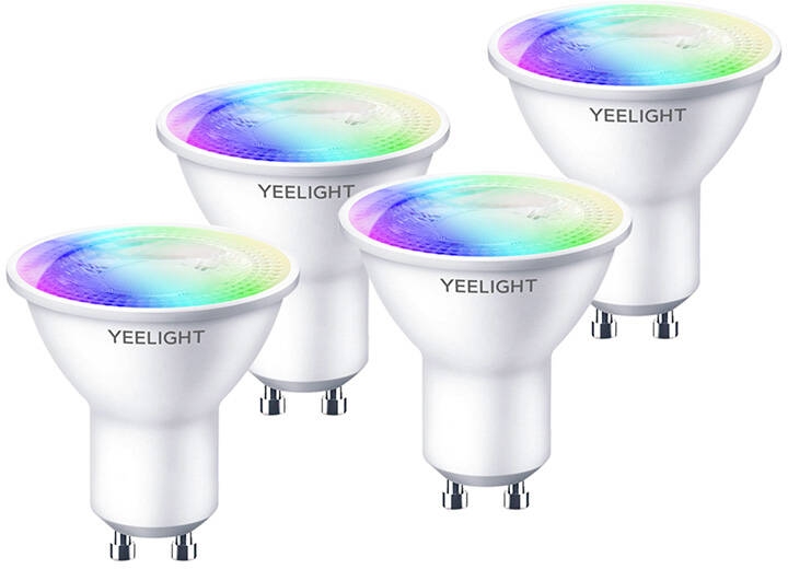 Darmowa Dostawa - Inteligentna żarówka LED 4x5 W 6500 K gu10 Yeelight Smart LED Bulb YLDP004A4pcs