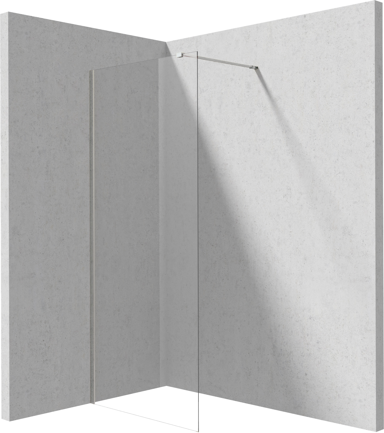 Darmowa Dostawa - Ścianka prysznicowa walk-in 90 cm chrom połysk/szkło przezroczyste Deante Prizma KTJ039P