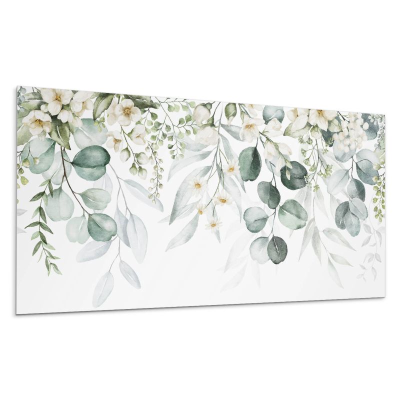 Panel samoprzylepny Wallfluent 100x50 cm Wzory kwiatów i liści 1 szt.