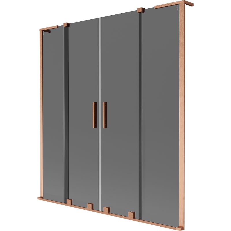 Parawan nawannowy Mexen Velar L grafitowy 140x150 cm 1 szt.