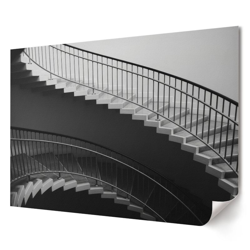 Plakat na ścianę Wallfluent Format A3 Schody spiralne Artysta Greg 1 szt.