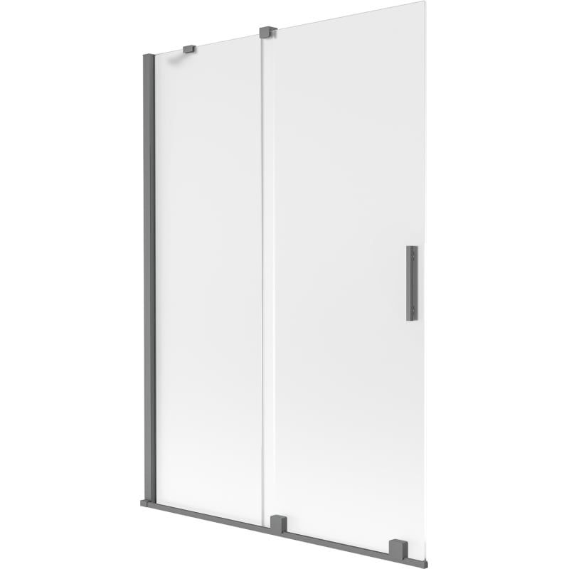 Parawan nawannowy rozsuwany Mexen Velar szron 120x150 cm 1 szt.
