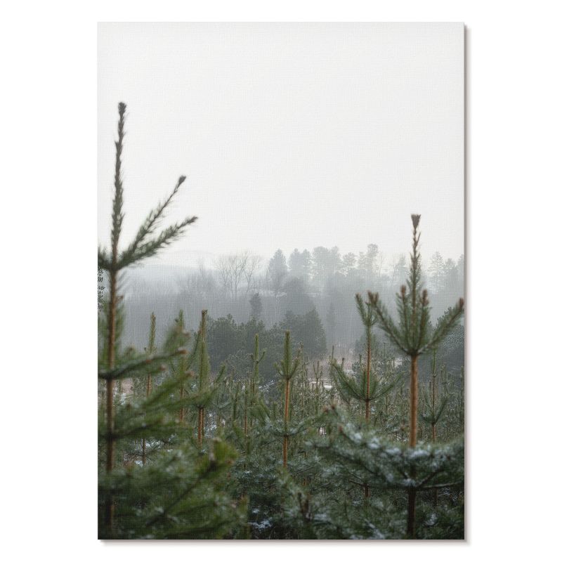 Obraz Plakat Canvas Tulup 42x59,4 cm (A2) Zielone iglaki Do salonu, sypialni, biura 1 szt.