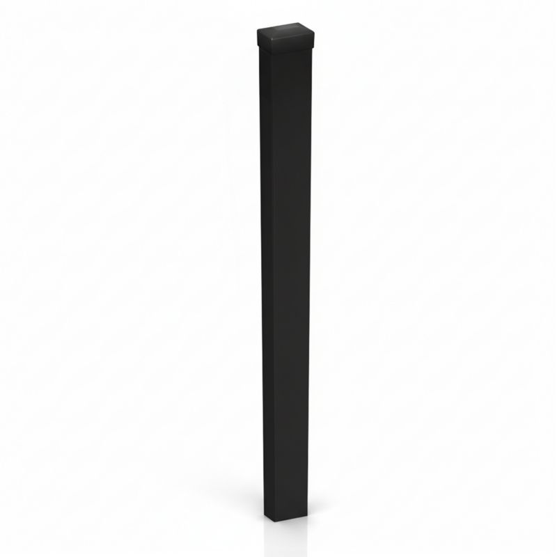 Słupek Polargos 6 x 4 x 200 cm czarny