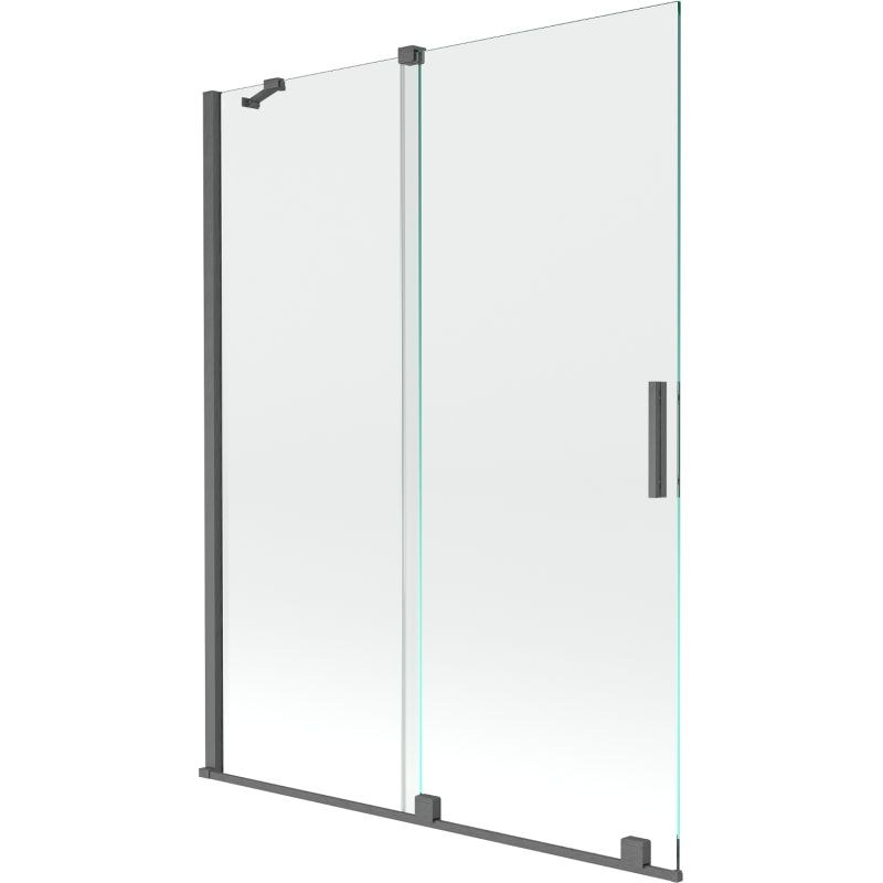 Parawan nawannowy 2-skrzydłowy Mexen Velar gun gray 130x150 cm 1 szt.