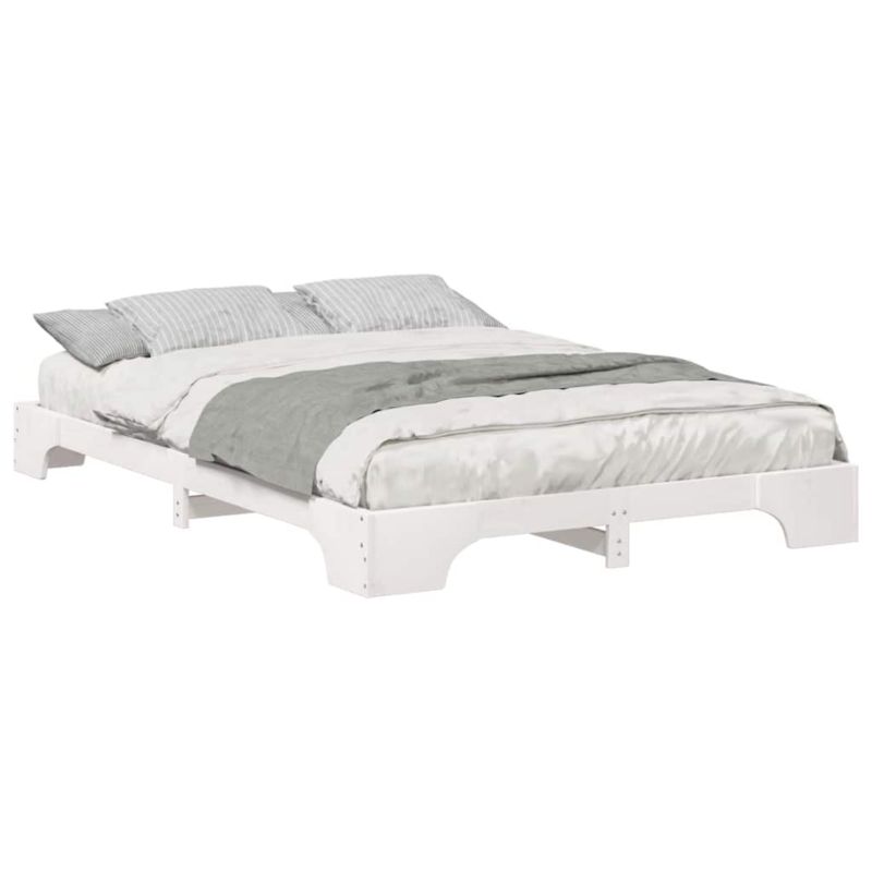 Rama łóżka WaszeMeble 200x220 cm Biały sosna WM-872921 1 szt.