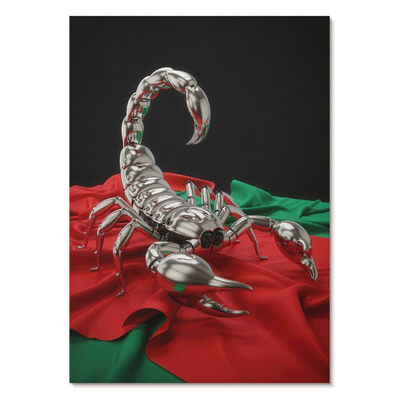 Plakat na Płótnie Tulup 29,7x42 cm (A3) Mechaniczny skorpion Do salonu, biura, 1 szt.