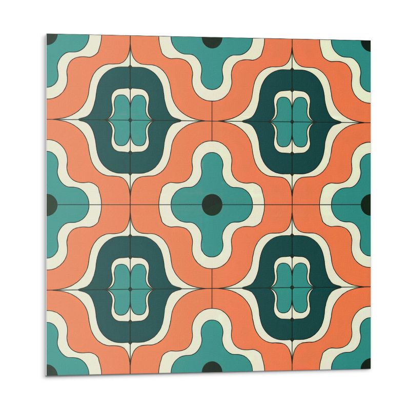 Kafelki samoprzylepne Wallfluent 20x20 cm Abstrakcja w falistych kształtach 20 szt.
