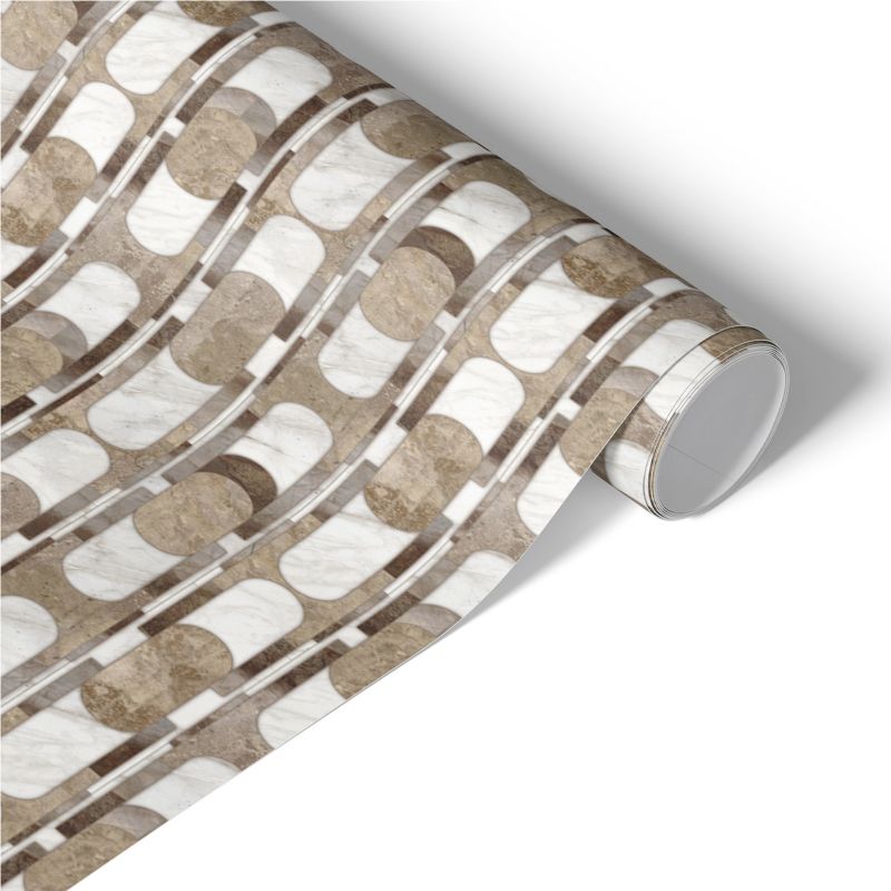 Okleina na Meble Tulup 75x150 cm Ziemne wzory Renowacja Mebli DIY 1 rol.
