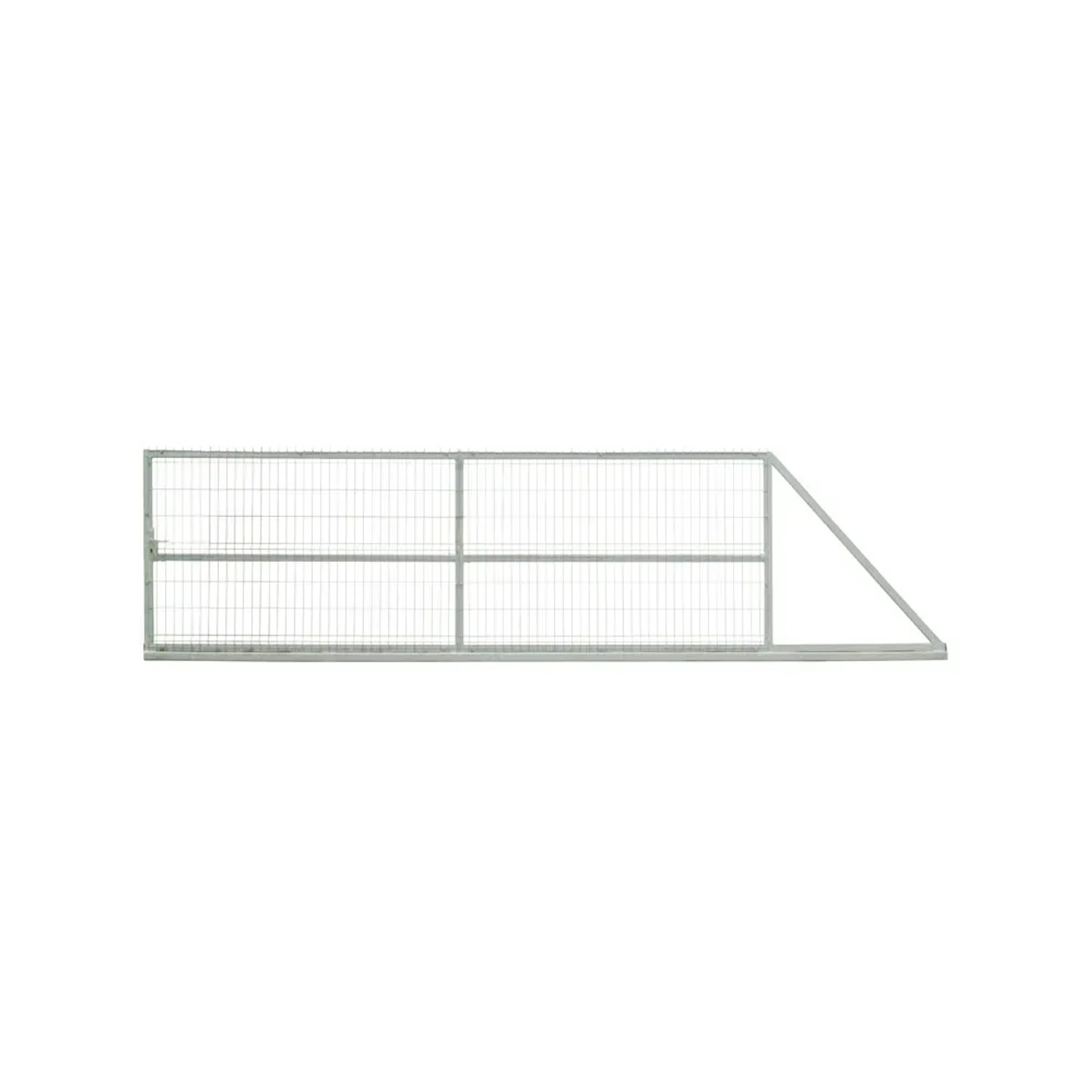 Jarmex Brama panelowa przesuwna prawa ocynkowana 400 x 168 cm