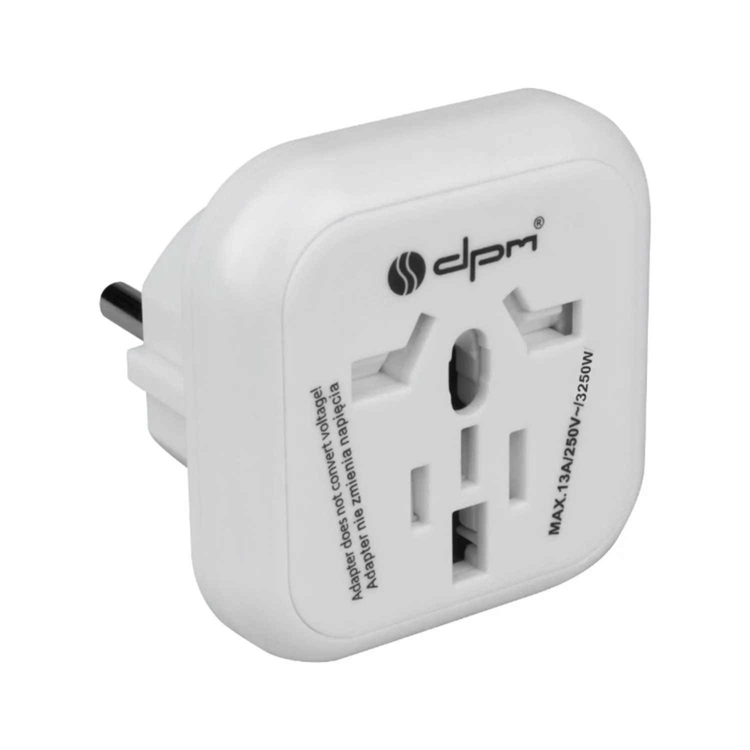 DPM Adapter podróżny Europa biały