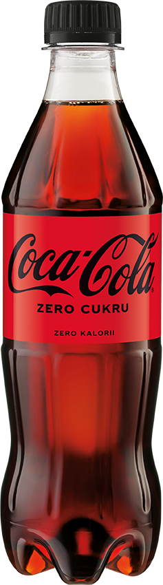 Napój gazowany Coca-Cola Zero, butelka, 0.5l, KAUCJA