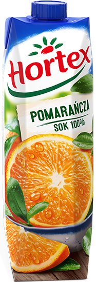Sok pomarańczowy Hortex, karton, 1l