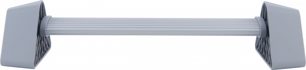 Podnóżek Kensington, z funkcją kołysania, 559x119x218mm, szary