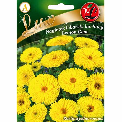 1 pac, Gălbenele Lemon Gem - Semințe: Mod de ambalare: 2 g