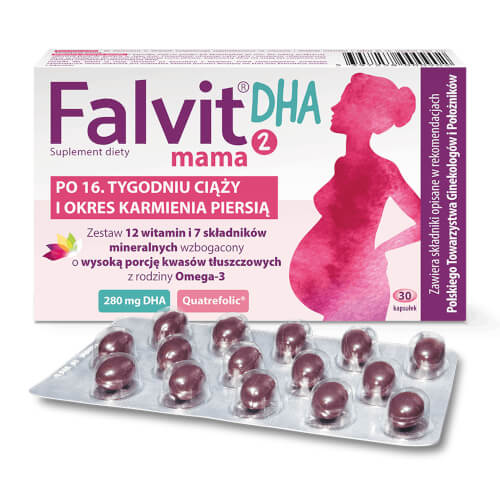 Falvit mama 2 dha, 30 kapsułek