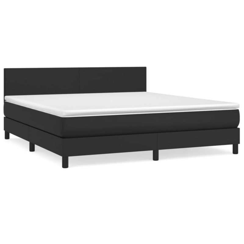 Łóżko kontynentalne WaszeMeble 160x200 cm czarne WM-3141011 1 szt.