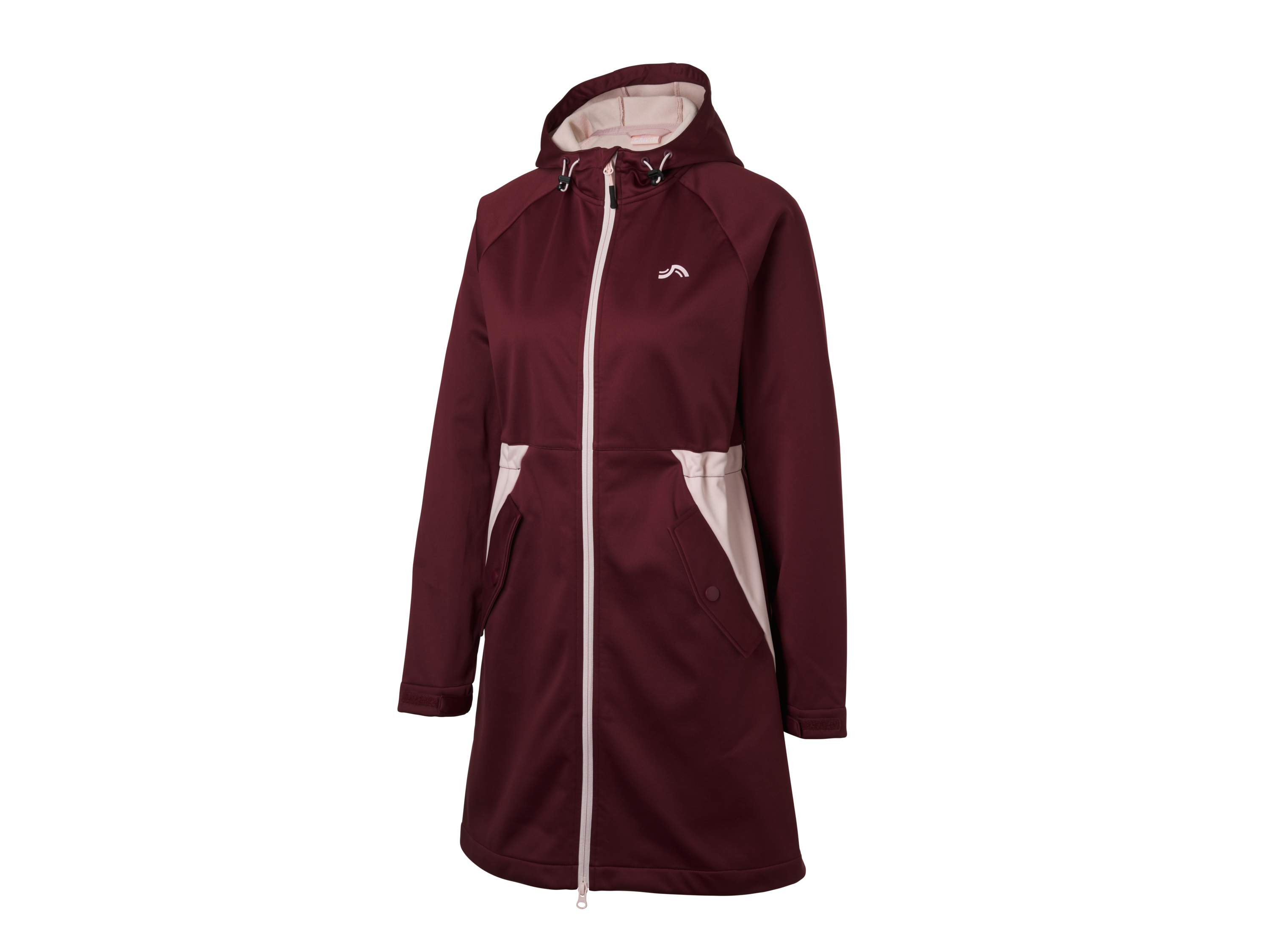 Crivit Kurtka lub płaszcz softshell damski Bordowy, S36/38