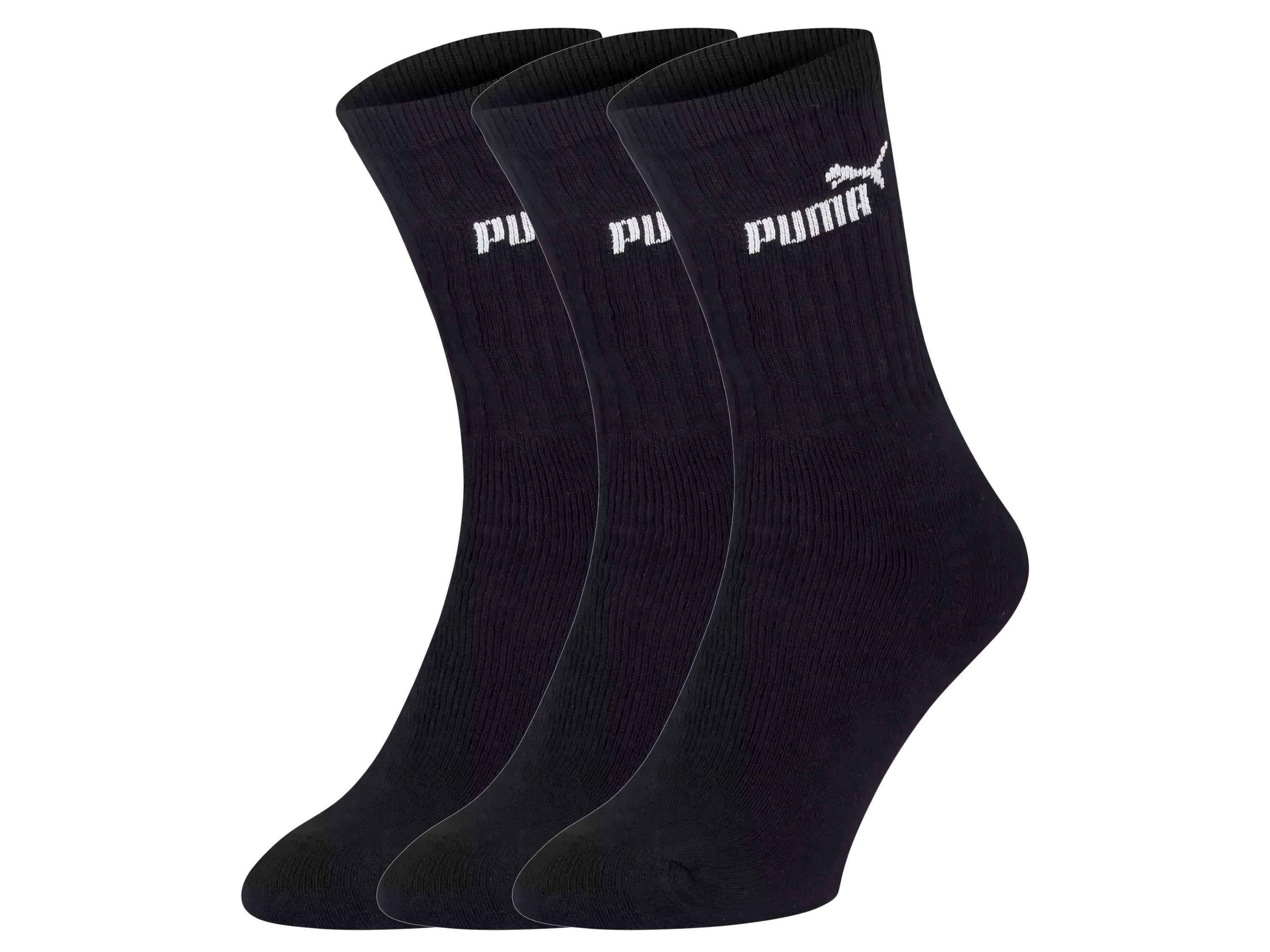 Puma Skarpetki męskie, 3 pary Czarny, 43-46