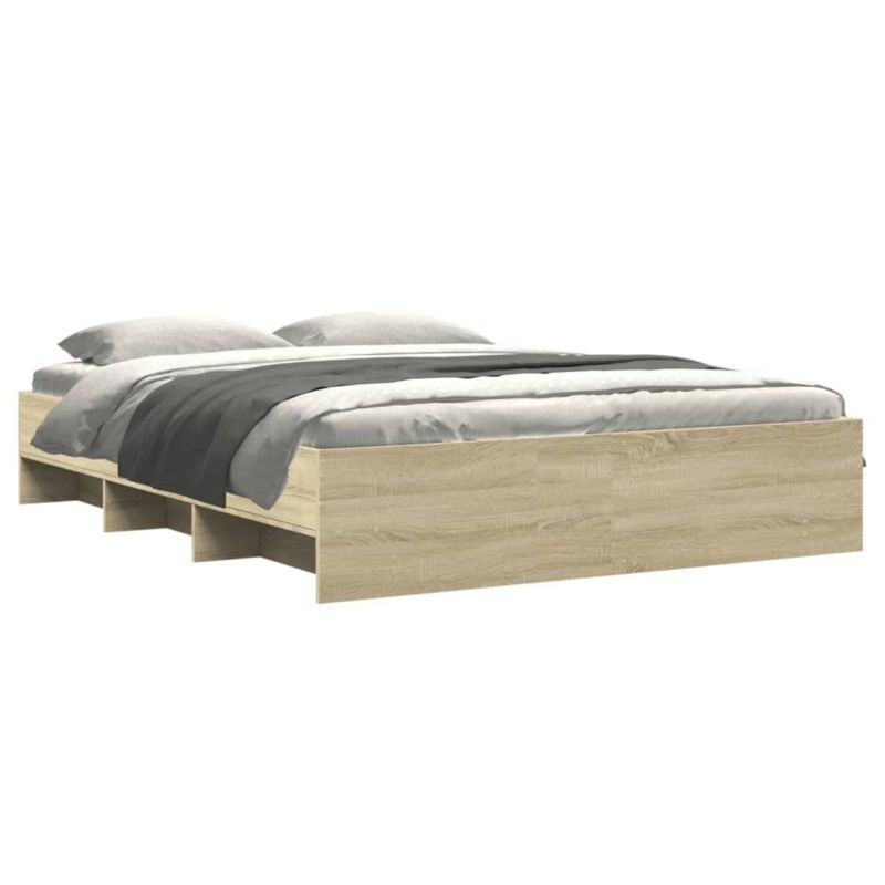 Łóżko drewniane WaszeMeble 160x200 cm brązowe WM-3295641 1 szt.