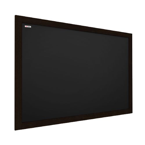 Tablica kredowa ALLboards 90x60 cm rama drewniana czarna 1 szt.