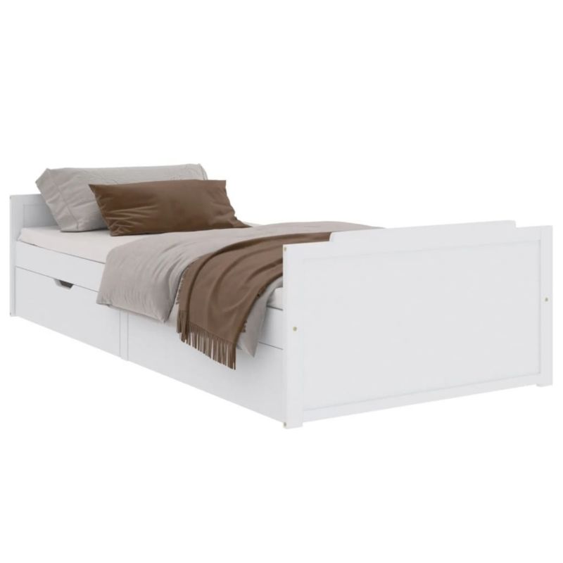 Łóżko drewniane WaszeMeble 90x200 cm biała WM-322160 1 szt.