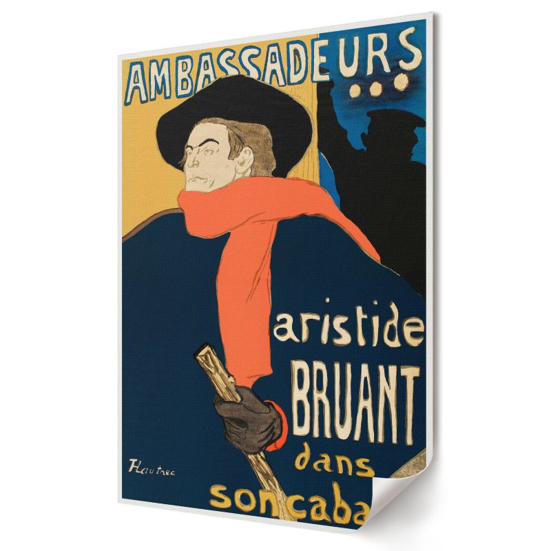 Plakat Wallfluent Format A1 Aristide Bruant Artysta Henri de Toulouse-Lautrec 1 szt.