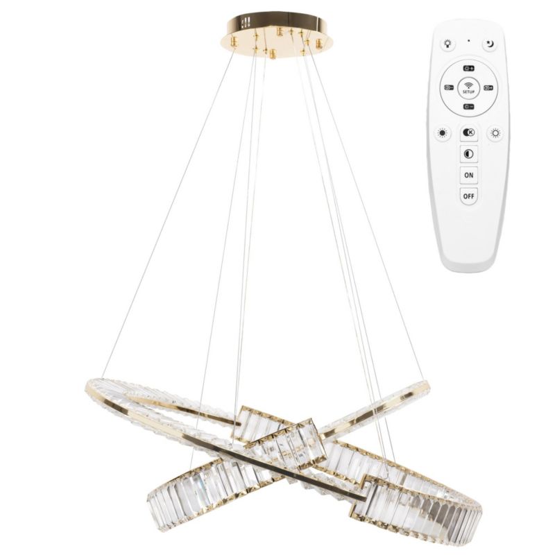Lampa Sufitowa Wisząca Toolight Led App1524-Cp60/80 Złoty