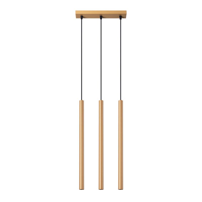 Lampa wisząca Sollux Lighting Pastelo 7952 złota tuba 3xG9 x 1 szt.